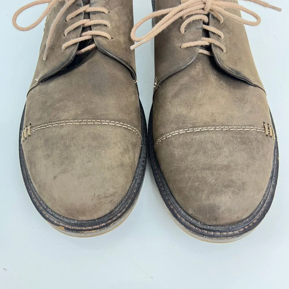Naot Simiyu‎ Oxford Cap Toe Mens Shoes Brown Suede Lace Up  EU 43 US 10